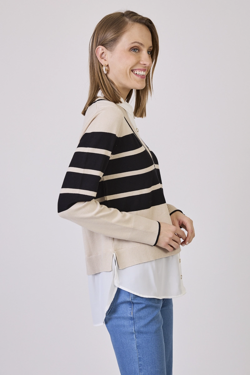 CONJUNTO LISTADO BEIGE COD 5414756 - 3