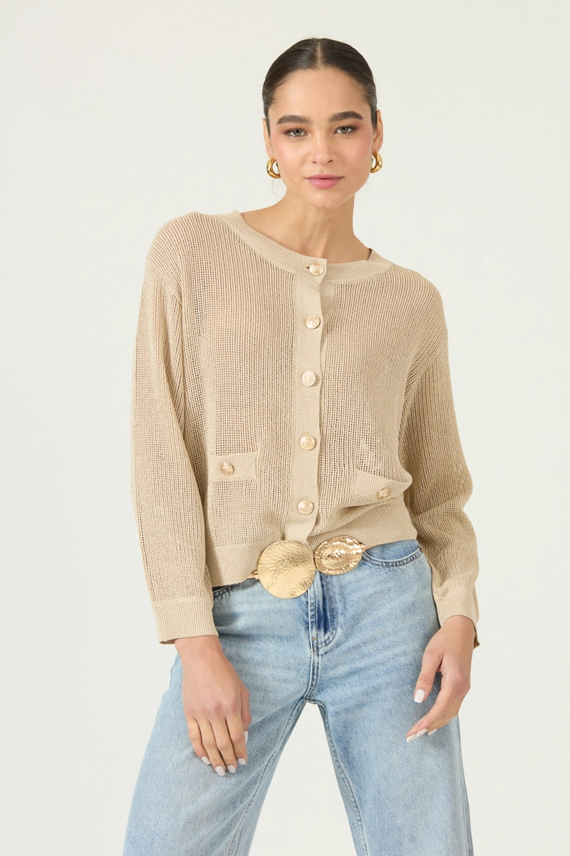 CARDIGAN BEIGE COD 5405835 - 2