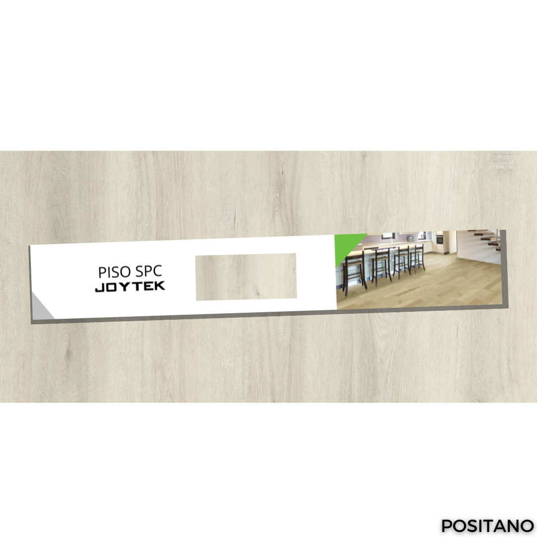 Piso Spc 5mm Vinílico Alto Tránsito POSITANO Joytek rinde 2.25 mts2 - 3