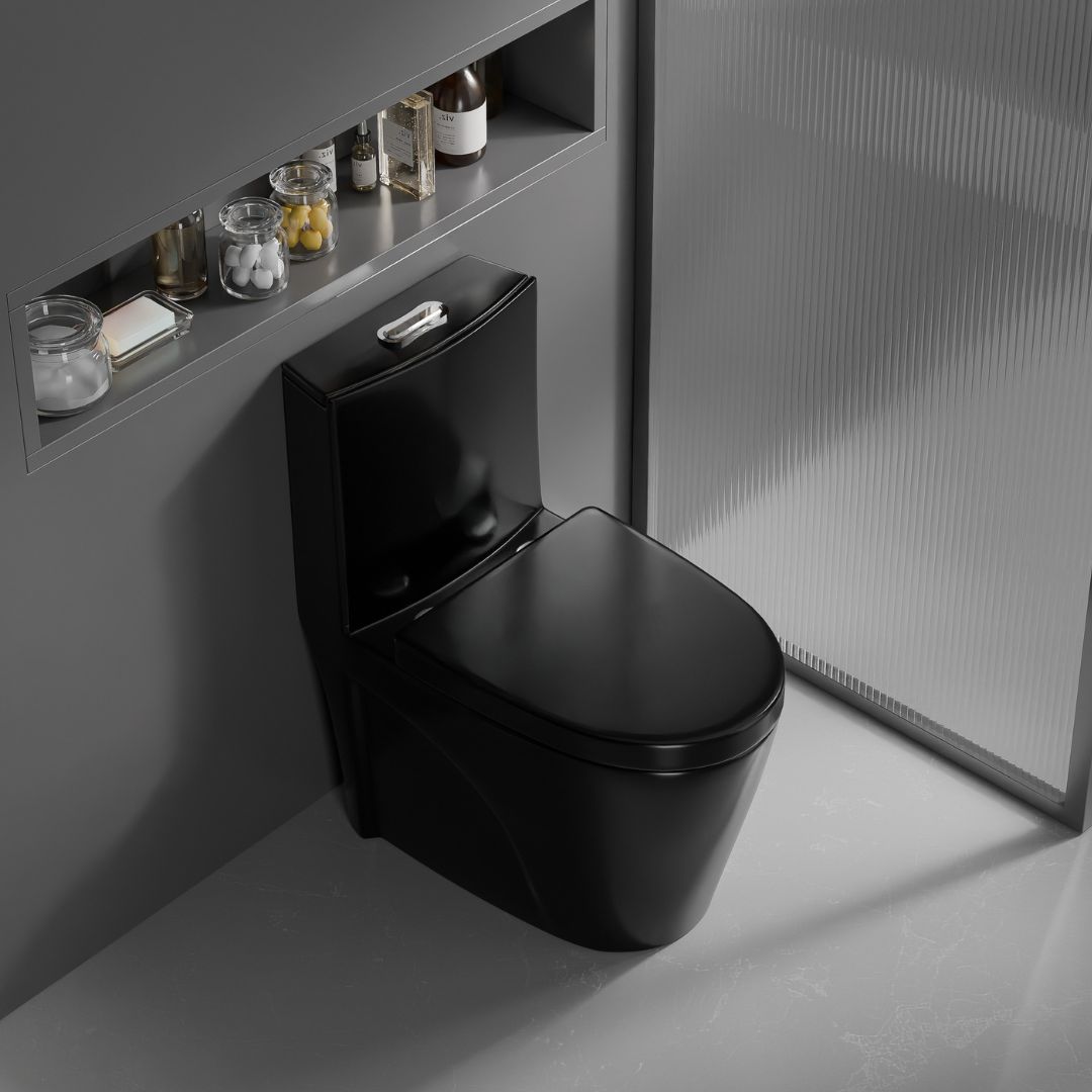 WC JOYTEK ONE PIECE NEGRO CON SELLO ANTIFUGA 30 CM 2007 - 3