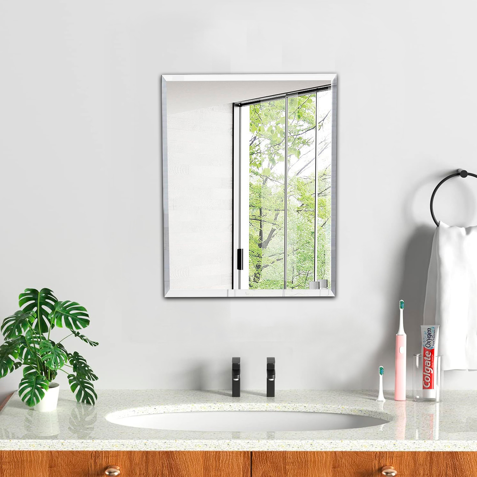ESPEJO RECTANGULAR PUNTAS RECTAS JOYTEK 60X45 CM - 2