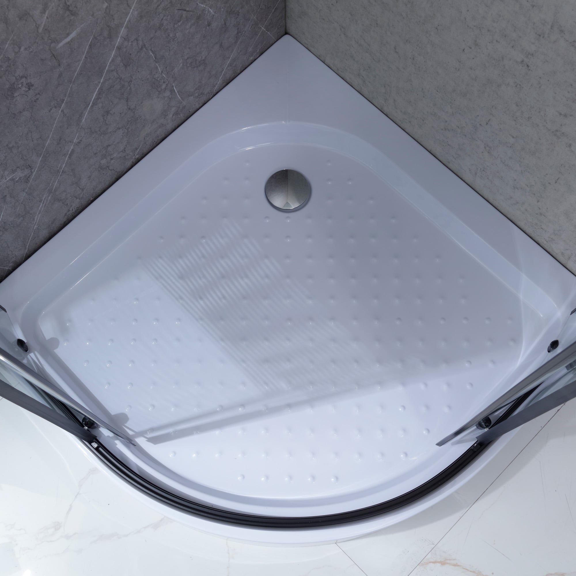 RECEPTÁCULO PARA DUCHA CURVO JOYTEK 90X90X13 CM - 4