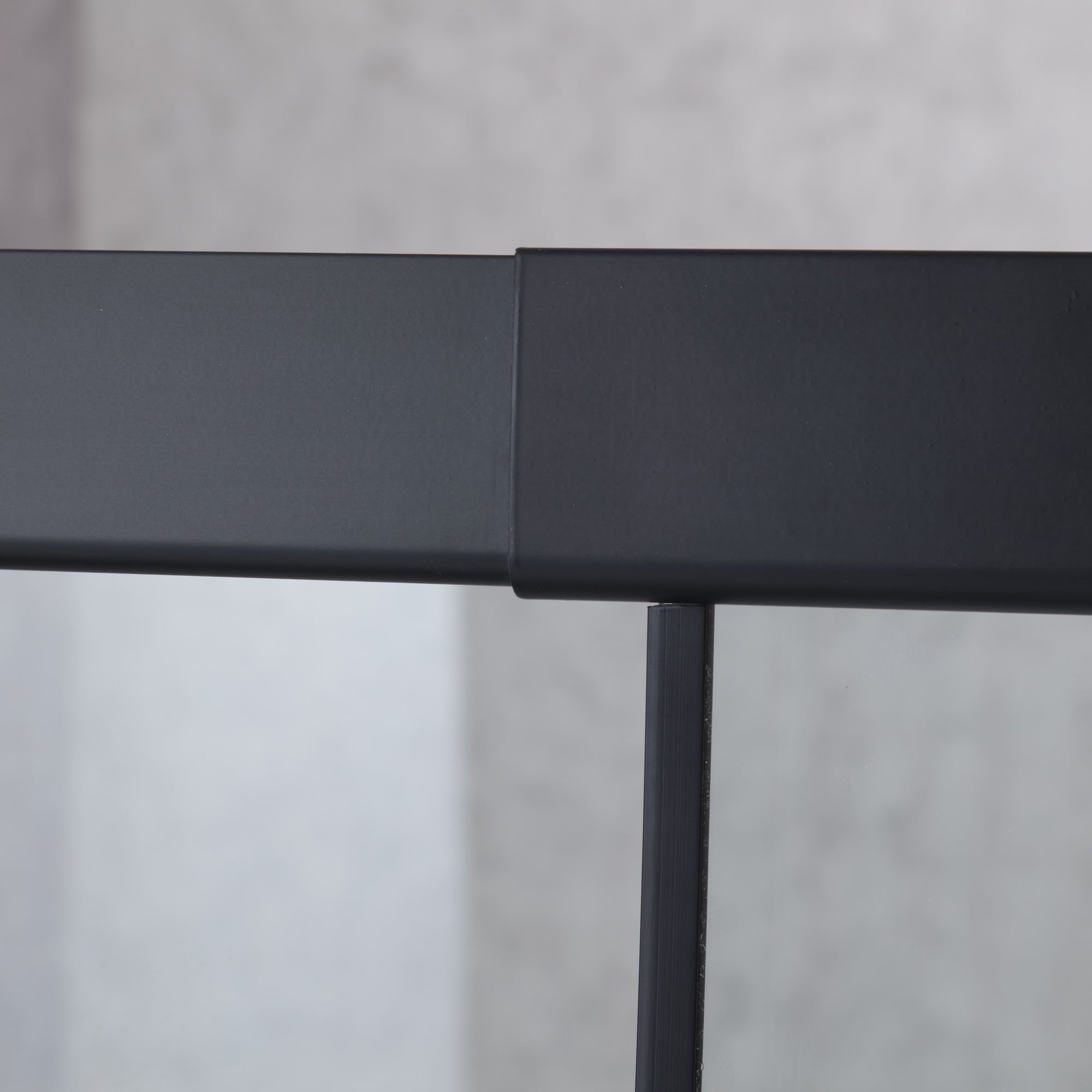 MAMPARA AJUSTABLE DE DUCHA 120-140 CM LÍNEAS NEGRAS - 5