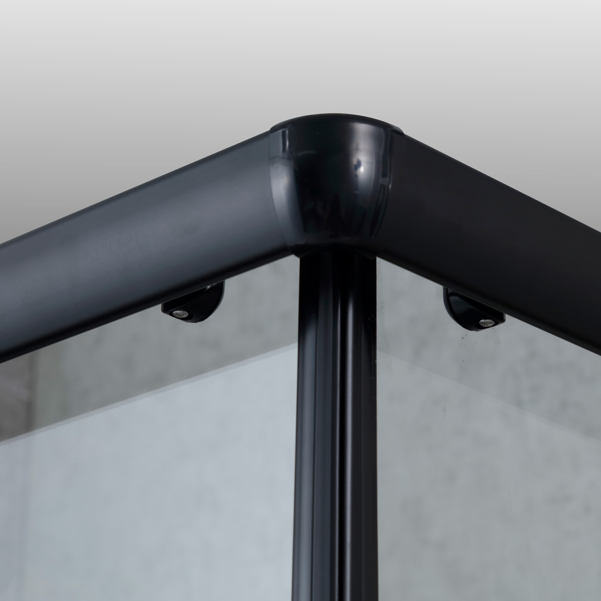 SHOWER RECTANGULAR STRAVA NEGRO 100X70CM - 3