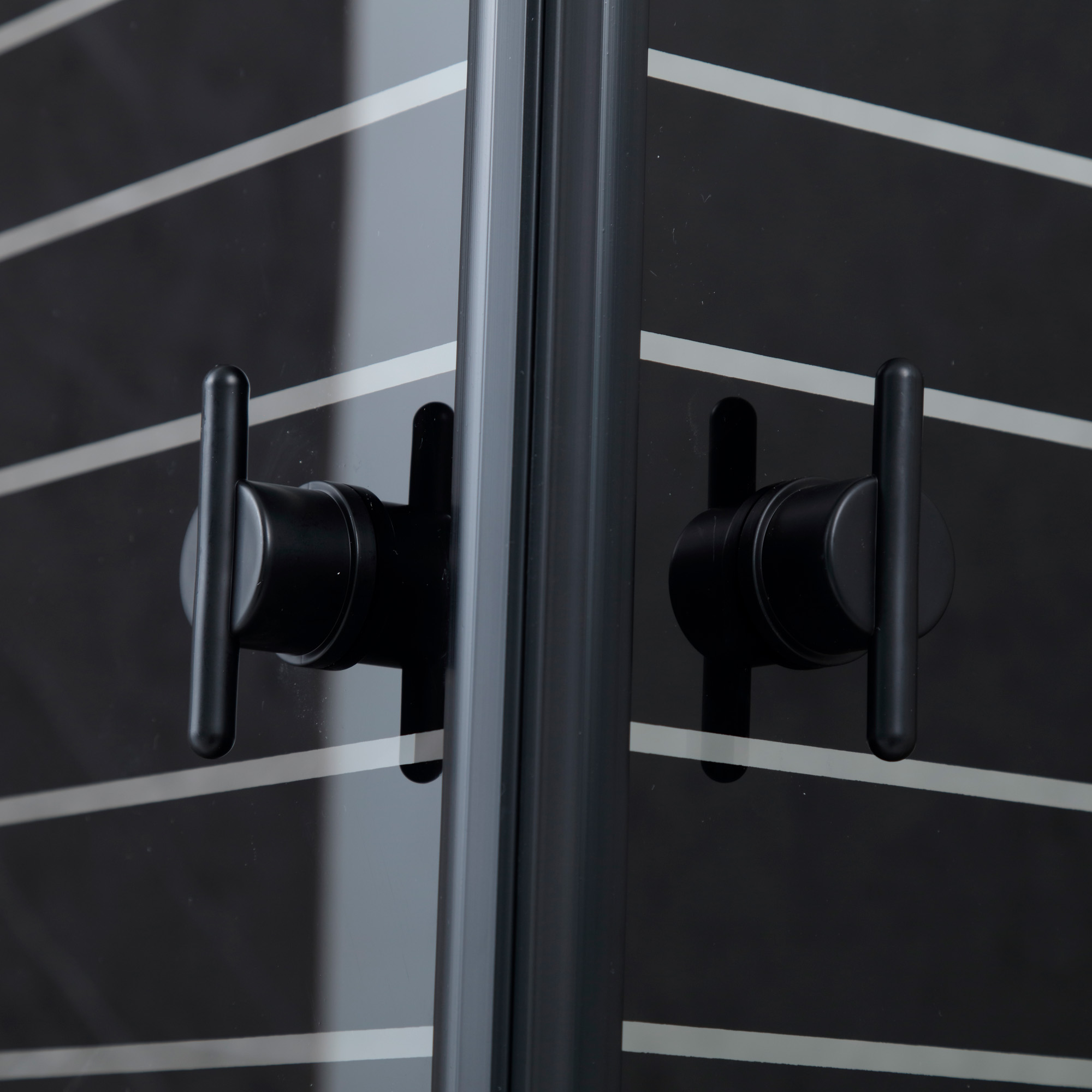 SHOWER RECTANGULAR STRAVA NEGRO 100X70CM - 4