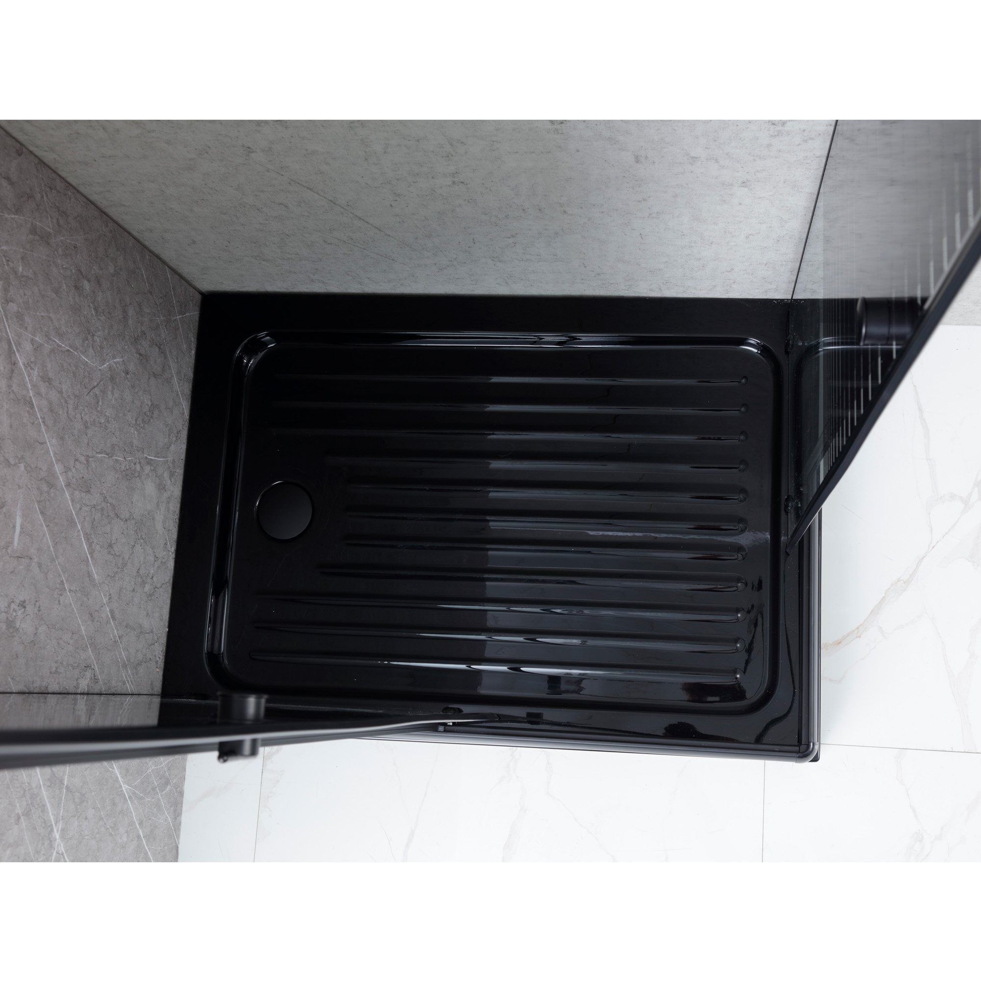 SHOWER RECTANGULAR STRAVA NEGRO 100X70CM - 9