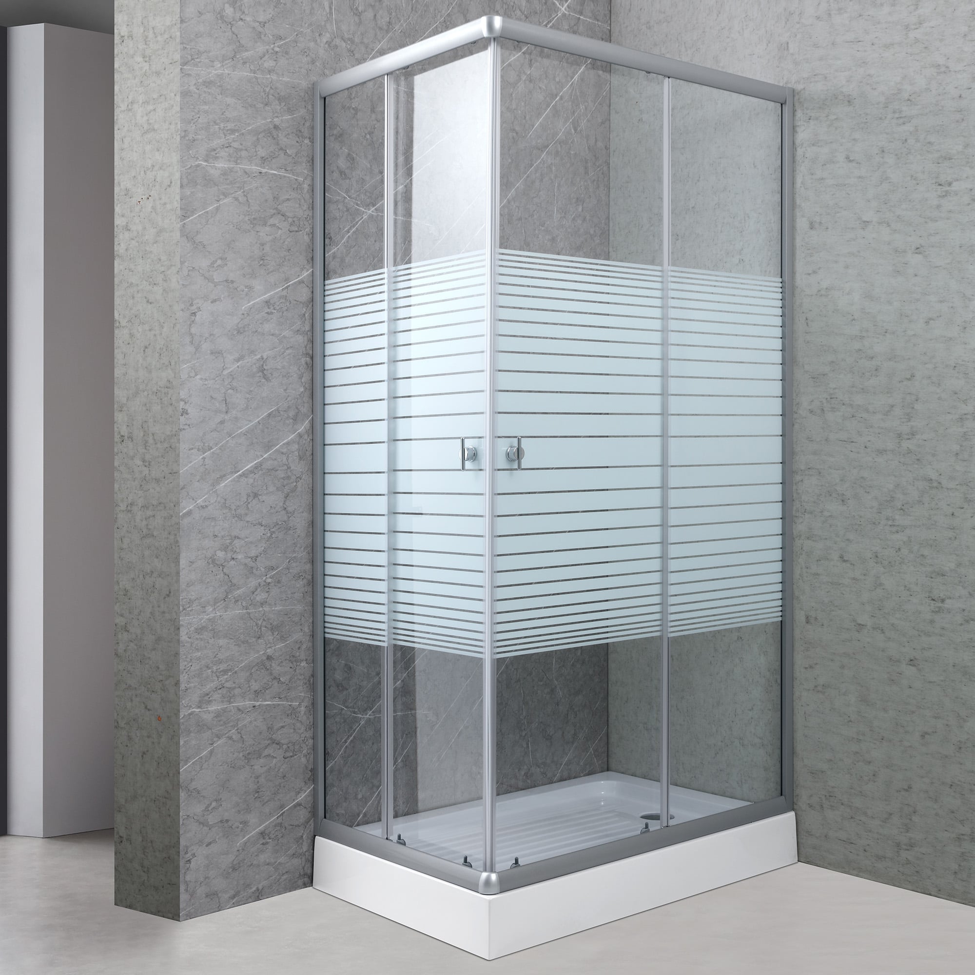 SHOWER RECTANGULAR STRAVA BLANCO 100X70CM - 1