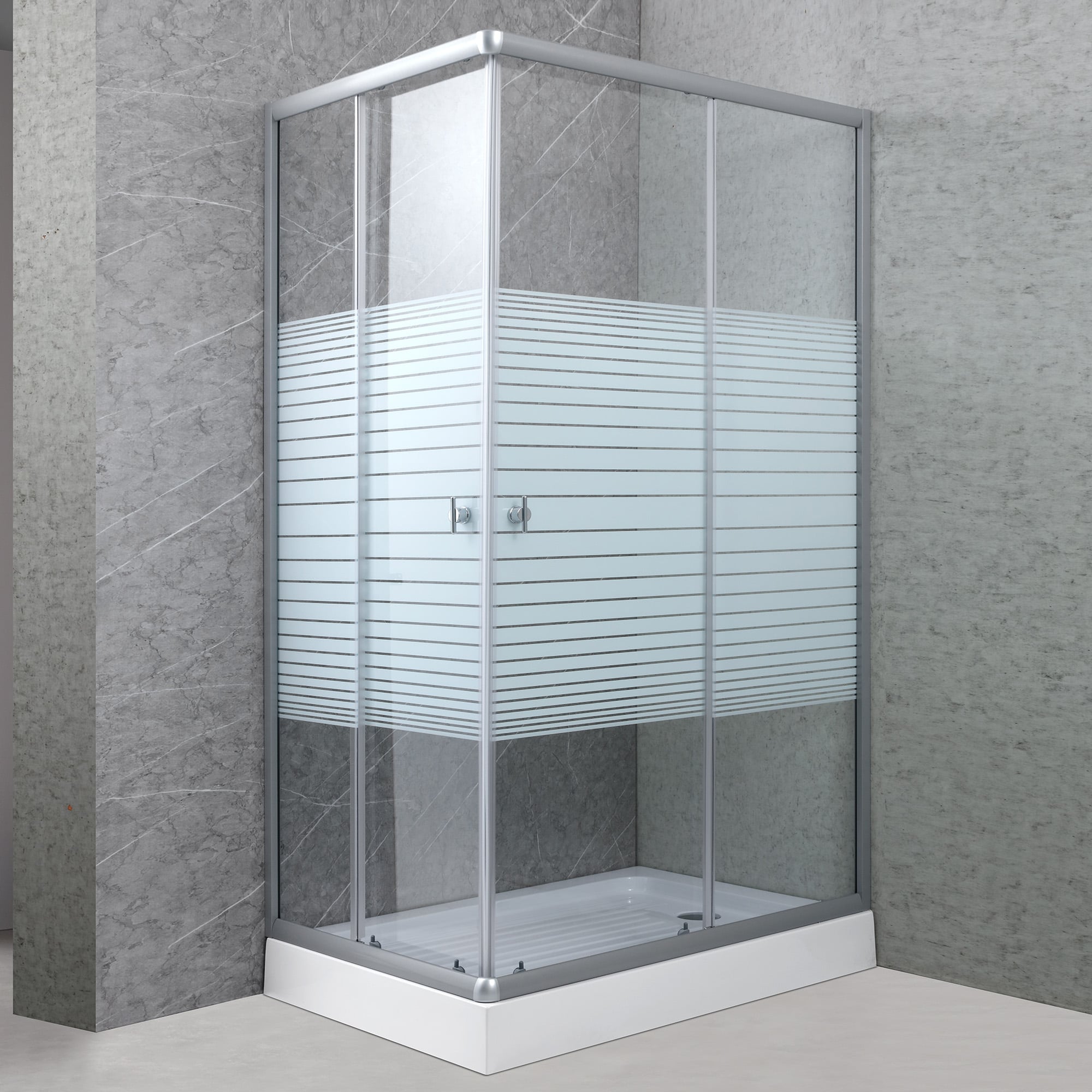 SHOWER RECTANGULAR STRAVA BLANCO 120X80CM - 1