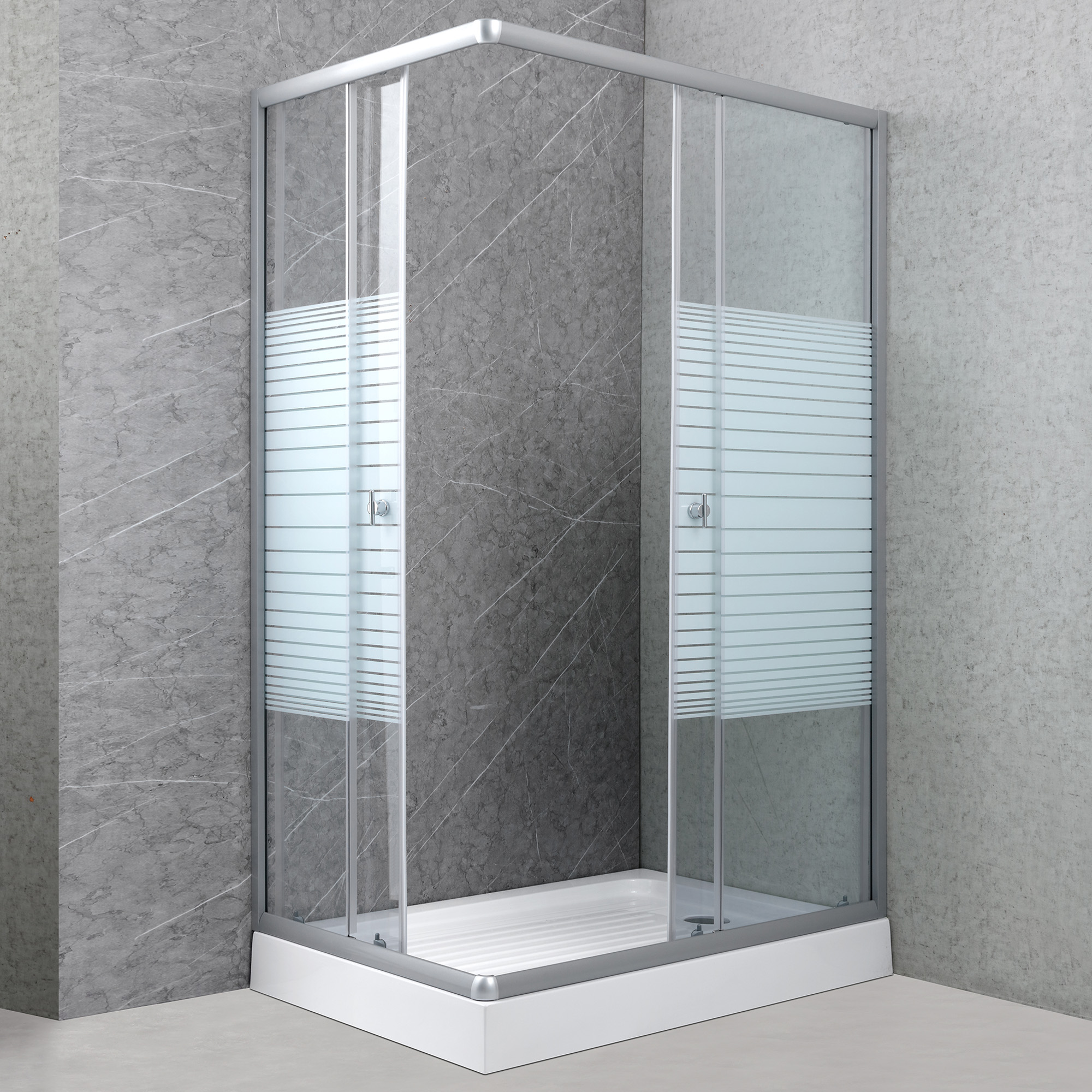 SHOWER RECTANGULAR STRAVA BLANCO 120X80CM - 2