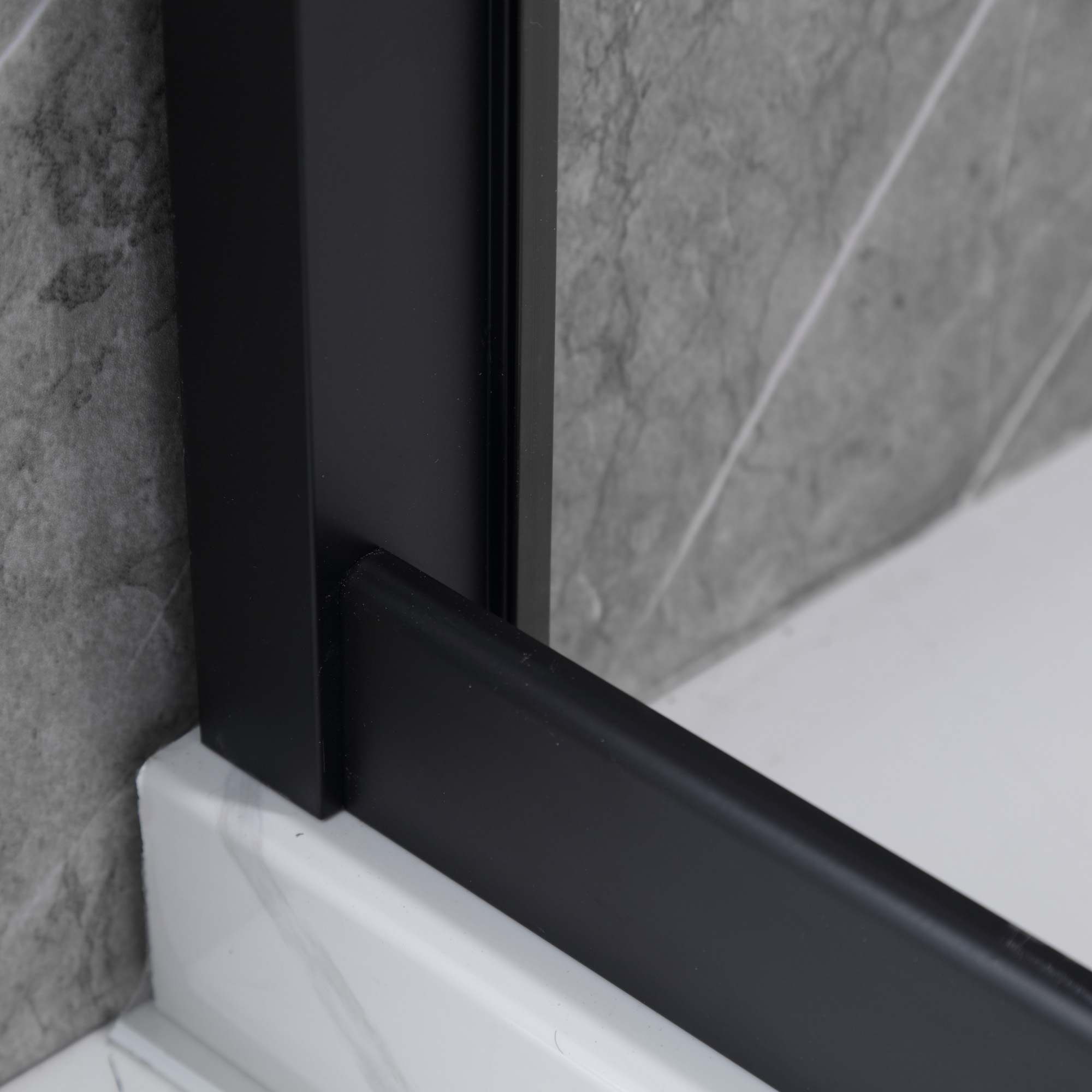 SHOWER RECTANGULAR STRAVA NEGRO 120X80CM - 4