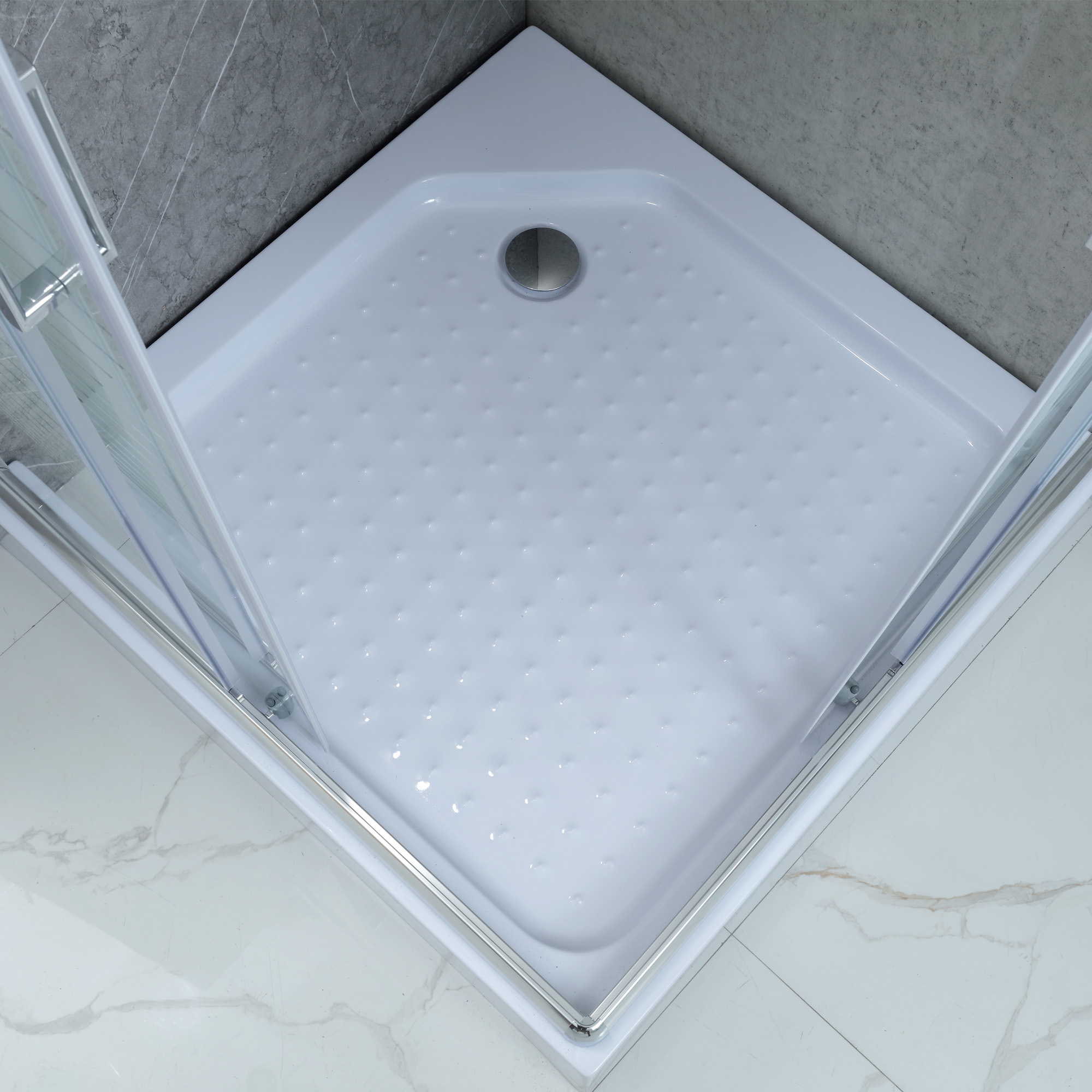 SHOWER RECTO STRAVA BLANCO 70X70CM - 3
