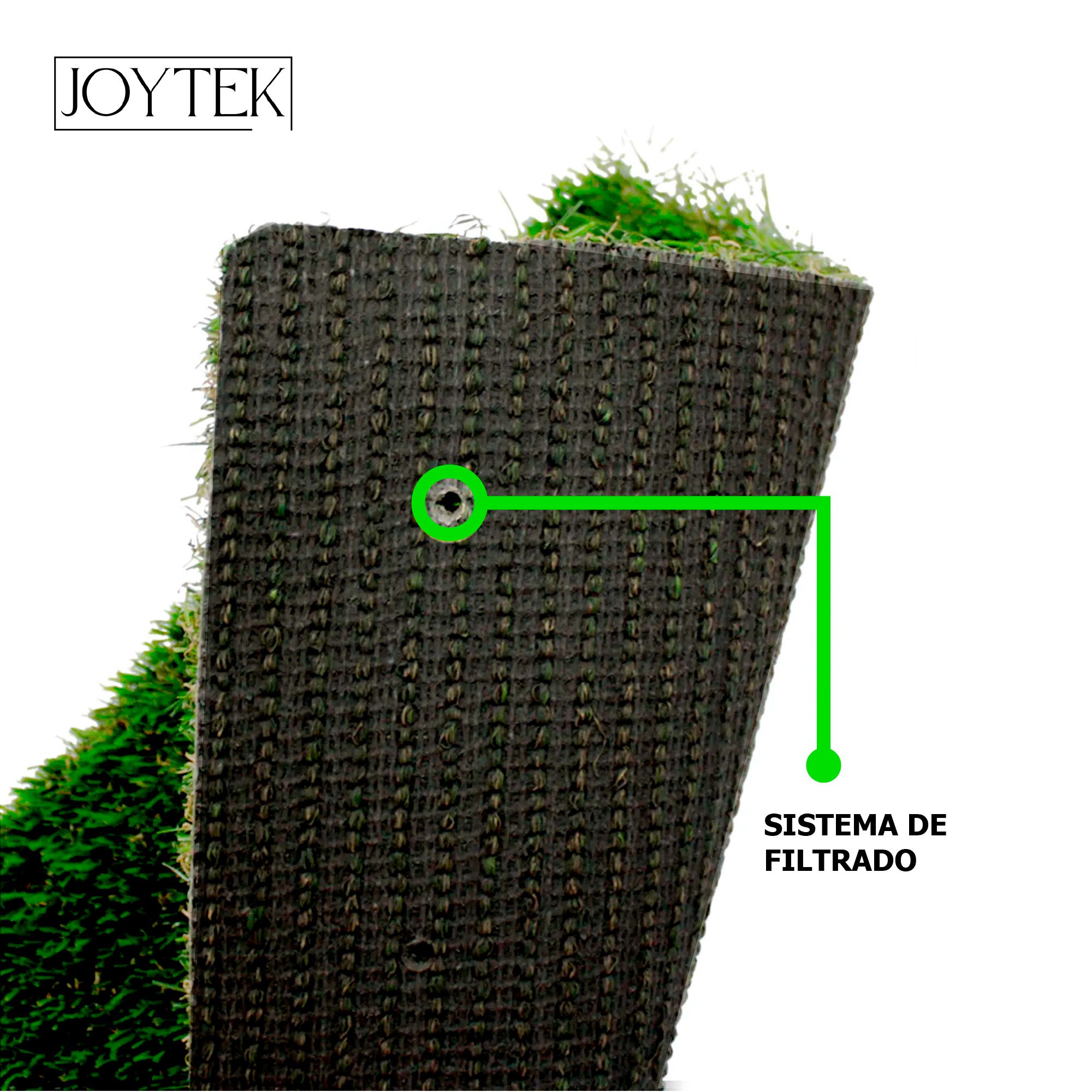 PASTO SINTÉTICO JOYTEK DE 30MM 4X4MT (16 M2) - 2