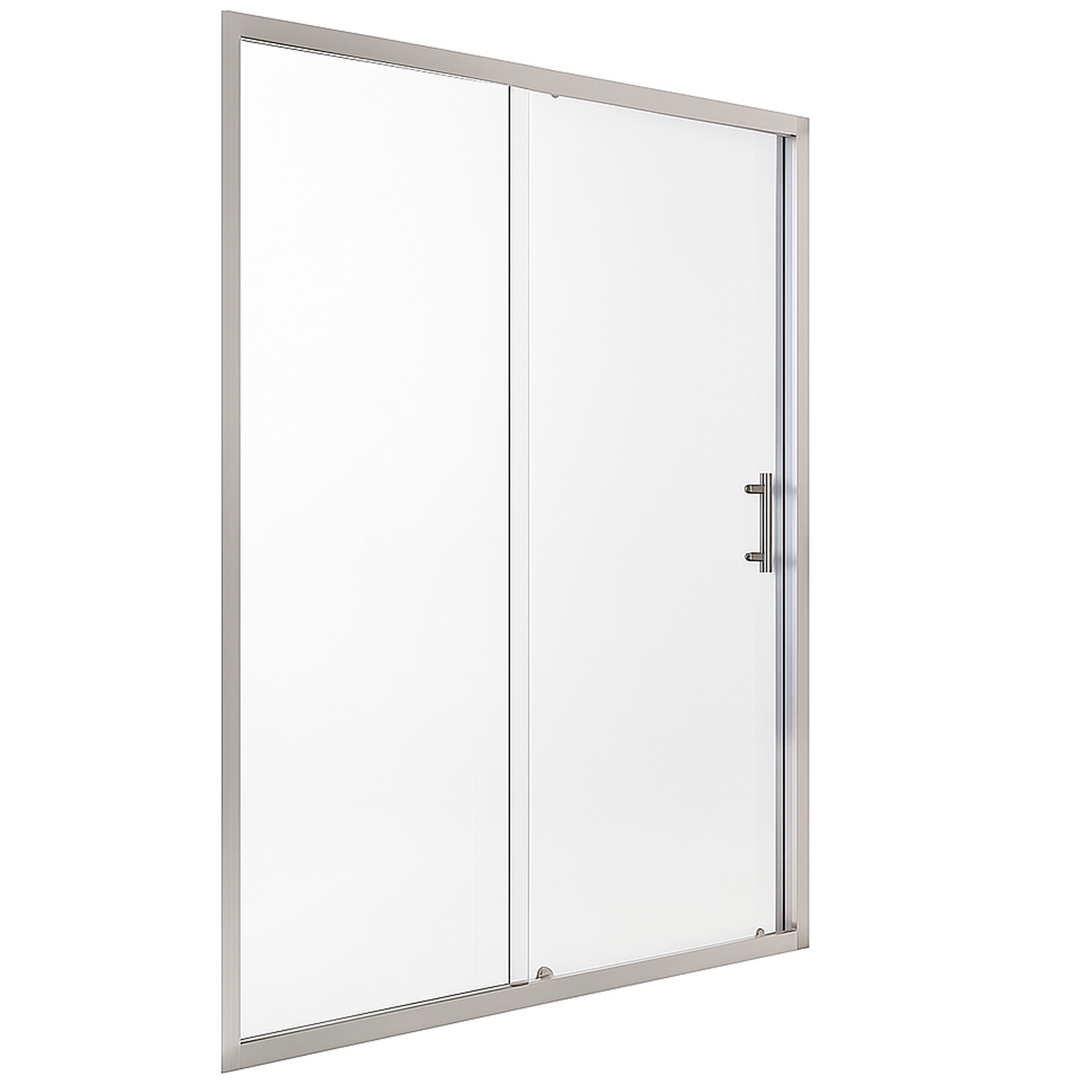 MAMPARA AJUSTABLE DE DUCHA LENS 140-160 CM TRANSPARENTE CROMADO - 4
