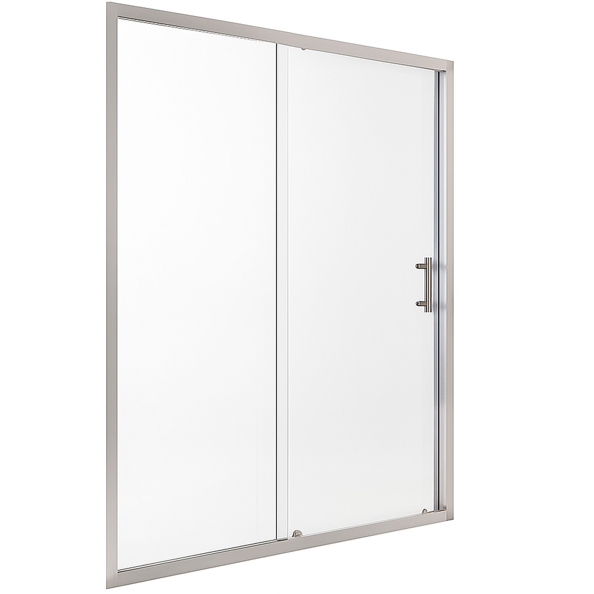 MAMPARA AJUSTABLE DE DUCHA LENS 160-180 CM TRANSPARENTE CROMADO - 4