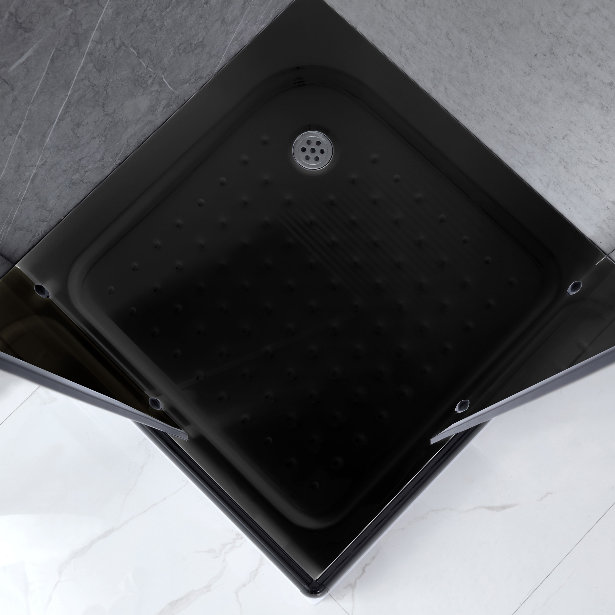 SHOWER RECTO STYLE NEGRO 70X70X185CM - 5