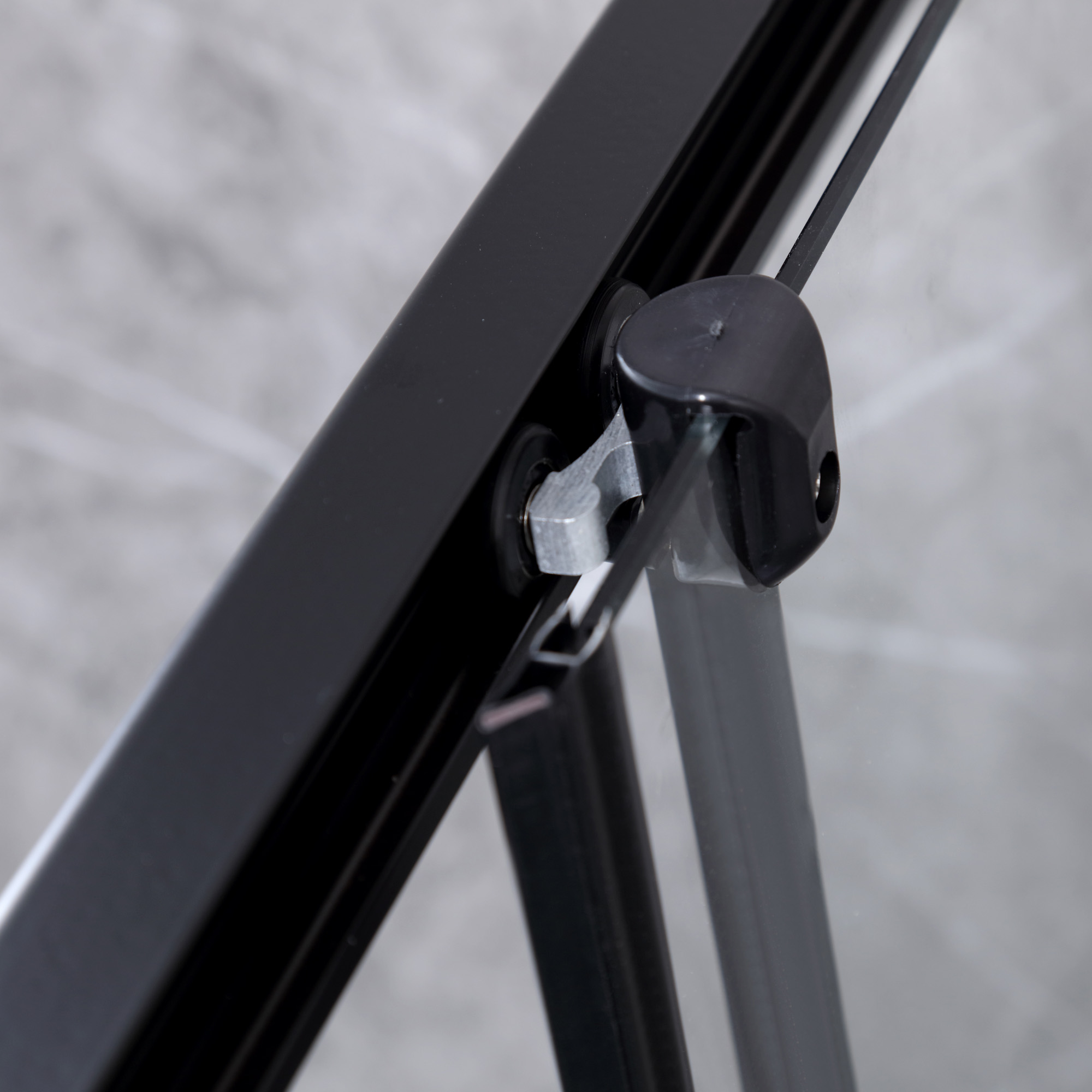 SHOWER RECTO STYLE NEGRO 70X70X185CM - 6