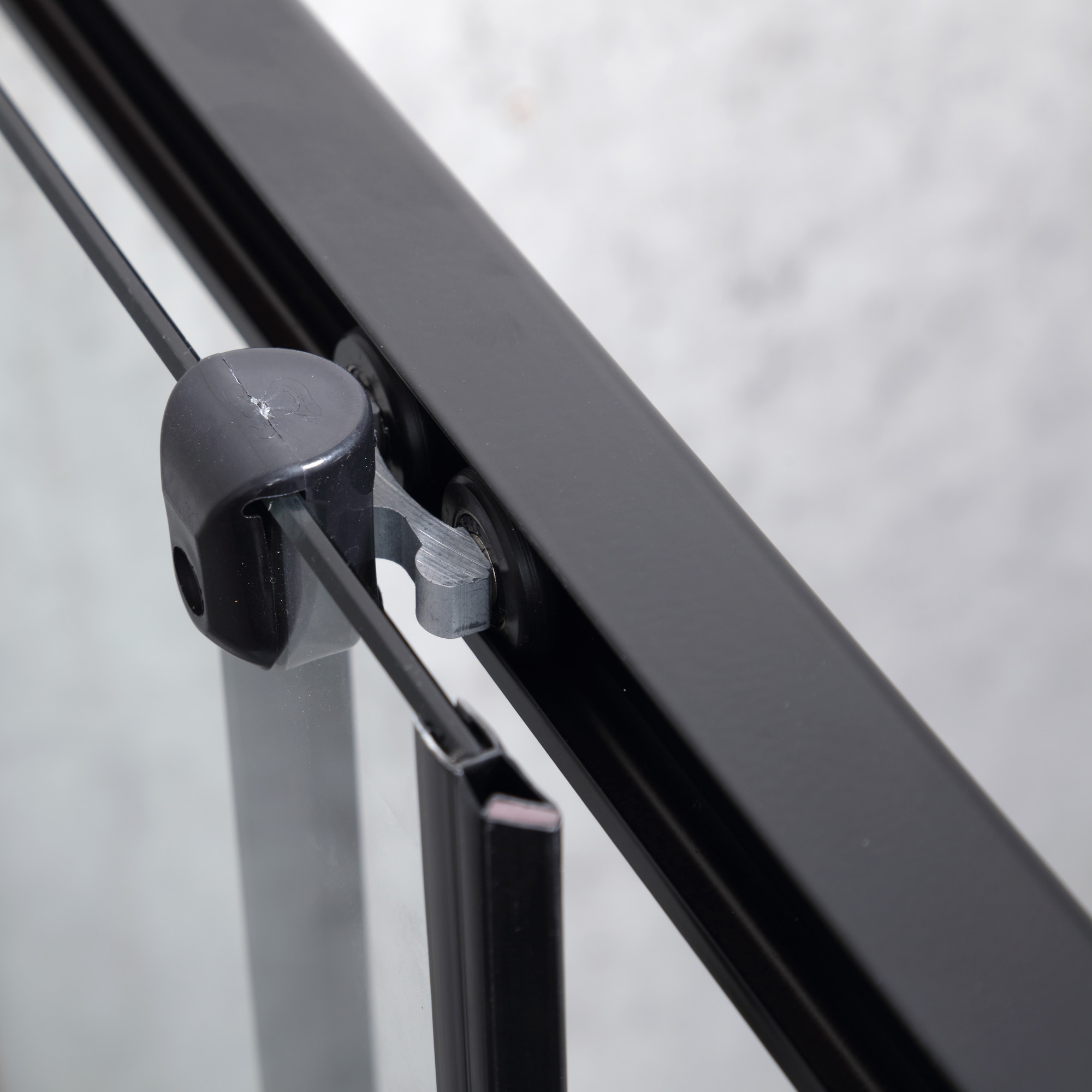 SHOWER RECTO STYLE NEGRO 70X70X185CM - 7