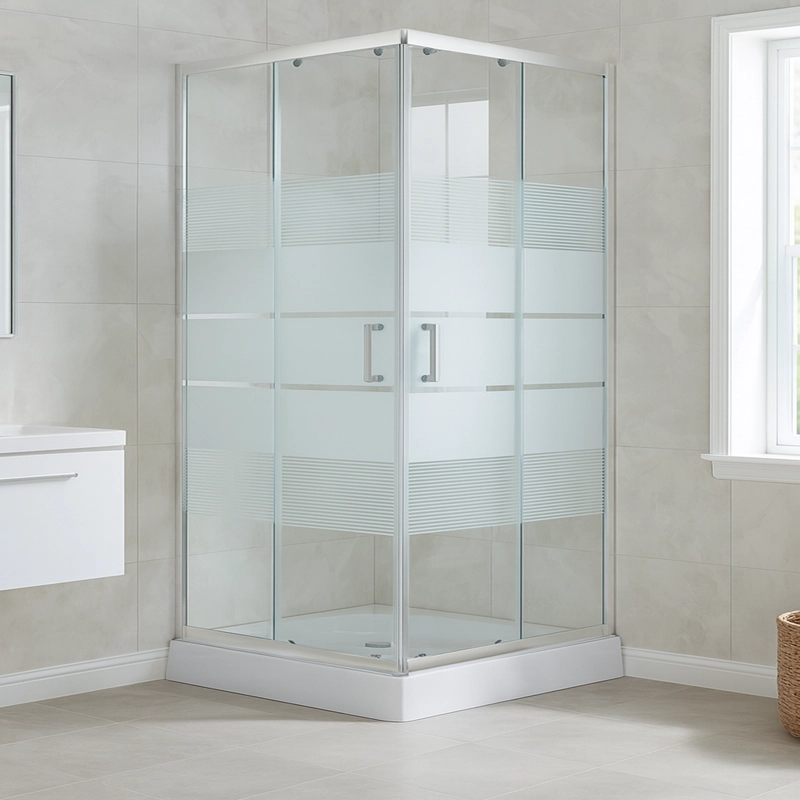SHOWER DOOR JOYTEK STYLE RECTO BLANCO 90X90X198 CM (INCLUYE RECEPTACULO) - 2