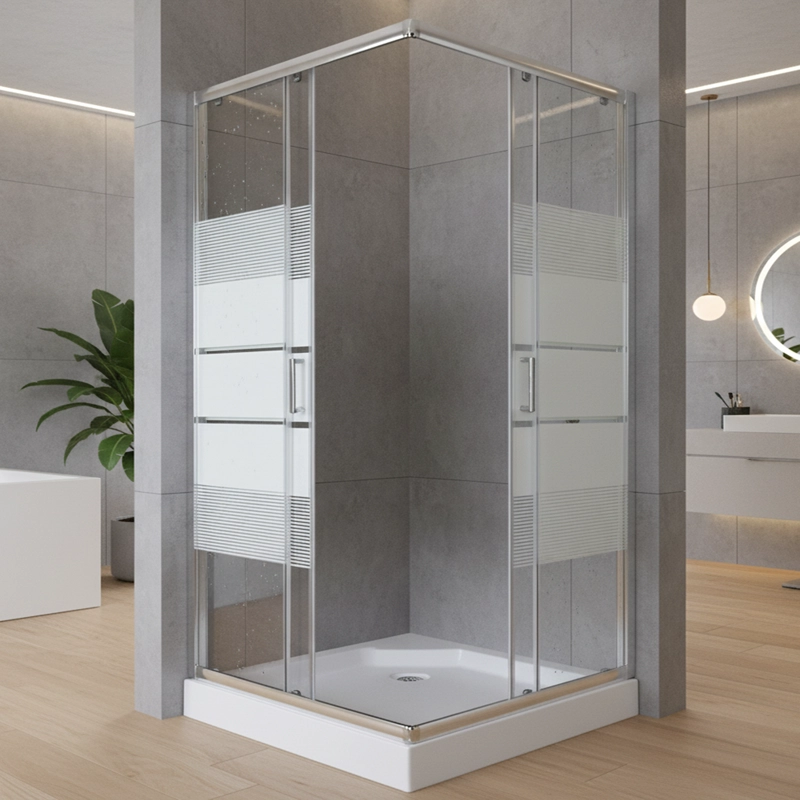 SHOWER DOOR JOYTEK STYLE RECTO BLANCO 90X90X198 CM (INCLUYE RECEPTACULO) - 6