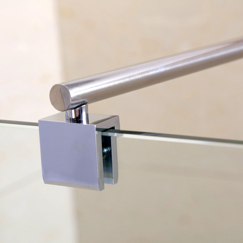 MAMPARA FIJA DE BAÑO RECTA 190X100 TRANSPARENTE 8MM - 7
