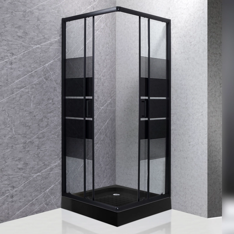 SHOWER DOOR JOYTEK RECTO STYLE NEGRO 80X80X198 CM (INCLUYE RECEPTACULO) - 6