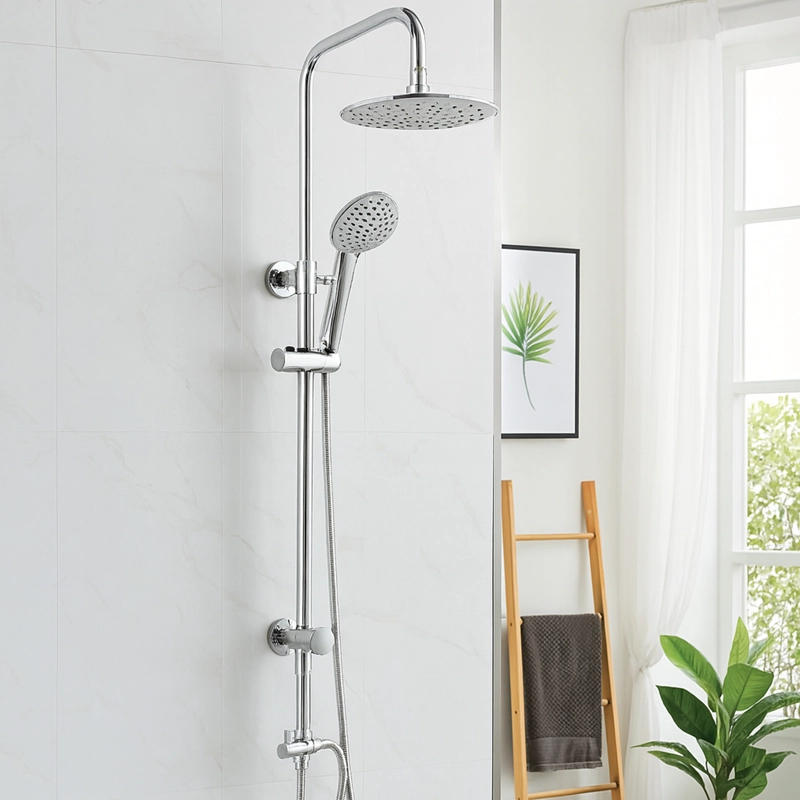 COLUMNA DE DUCHA JOYTEK PLATO REDONDO CROMADO SH02CH - 4