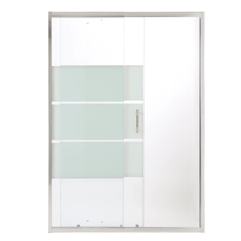 MAMPARA AJUSTABLE DE DUCHA STYLE 120-140 LINEAS BLANCAS (2 HOJAS) - 5