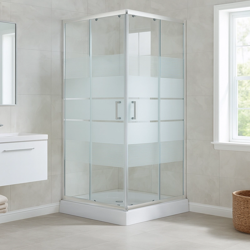 SHOWER DOOR JOYTEK RECTO STYLE BLANCO 80X80X198 CM (INCLUYE RECEPTACULO) - 2
