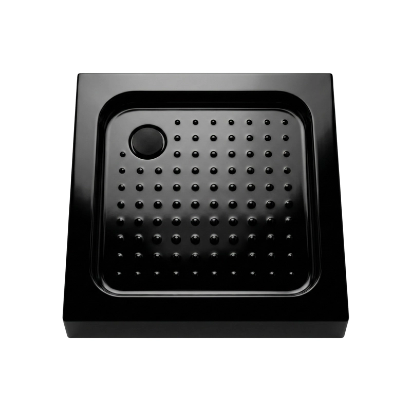 RECEPTACULO PARA DUCHA CUADRADO JOYTEK NEGRO 70X70X13 CM - 3