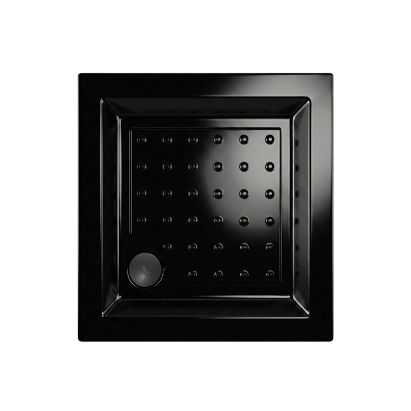 RECEPTACULO PARA DUCHA CUADRADO JOYTEK NEGRO 70X70X14 CM - 2