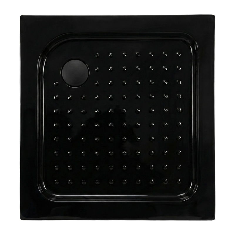 RECEPTACULO PARA DUCHA CUADRADO JOYTEK NEGRO 90X90X13 CM - 2