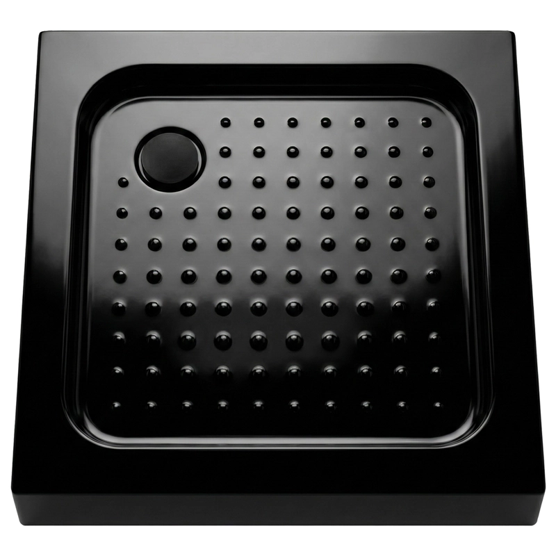 RECEPTACULO PARA DUCHA CUADRADO JOYTEK NEGRO 90X90X13 CM - 3