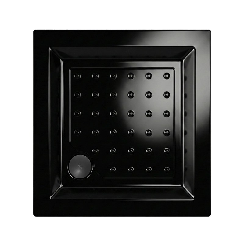RECEPTACULO PARA DUCHA CUADRADO JOYTEK NEGRO 80X80X14 CM - 2