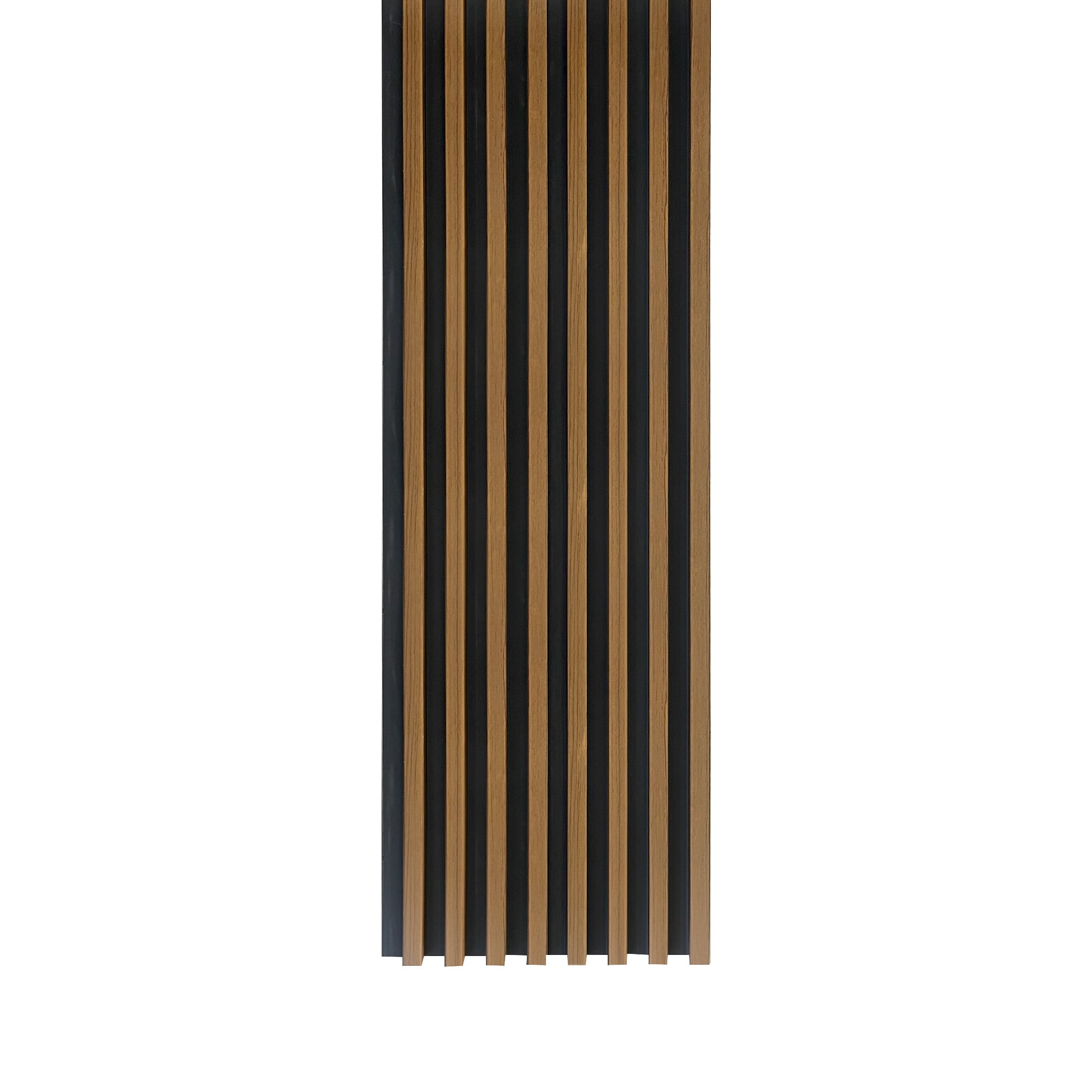 CAJA WALL PANEL PVC BICOLOR NEGRO CAFE  240X16 CM 3.84 M² (10 PANELES) - 1