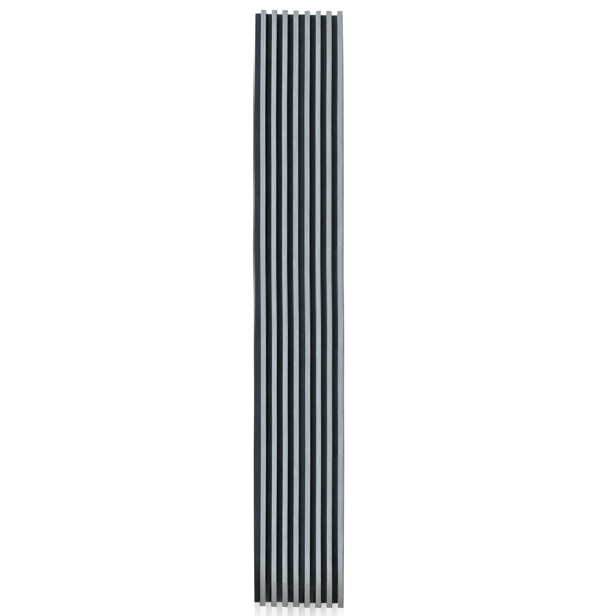 CAJA WALL PANEL PVC BICOLOR NEGRO GRIS 240X16 CM 3.84 M² (10 PANELES) - 5