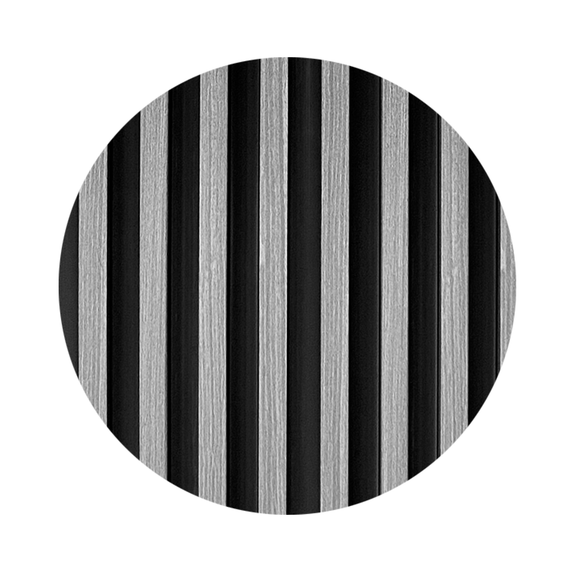 CAJA WALL PANEL PVC BICOLOR NEGRO GRIS 240X16 CM 3.84 M² (10 PANELES) - 7