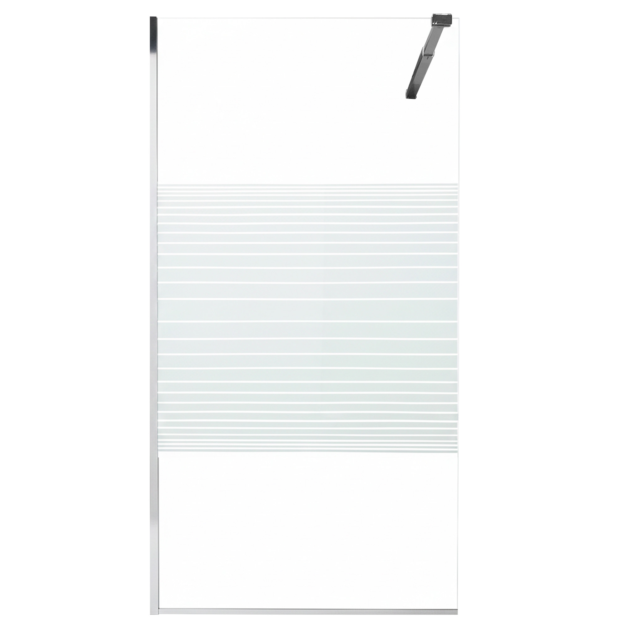 MAMPARA FIJA DE BAÑO STRAVA BLANCA JOYTEK 190×90 CM VIDRIO TEMPLADO 8 MM - 5