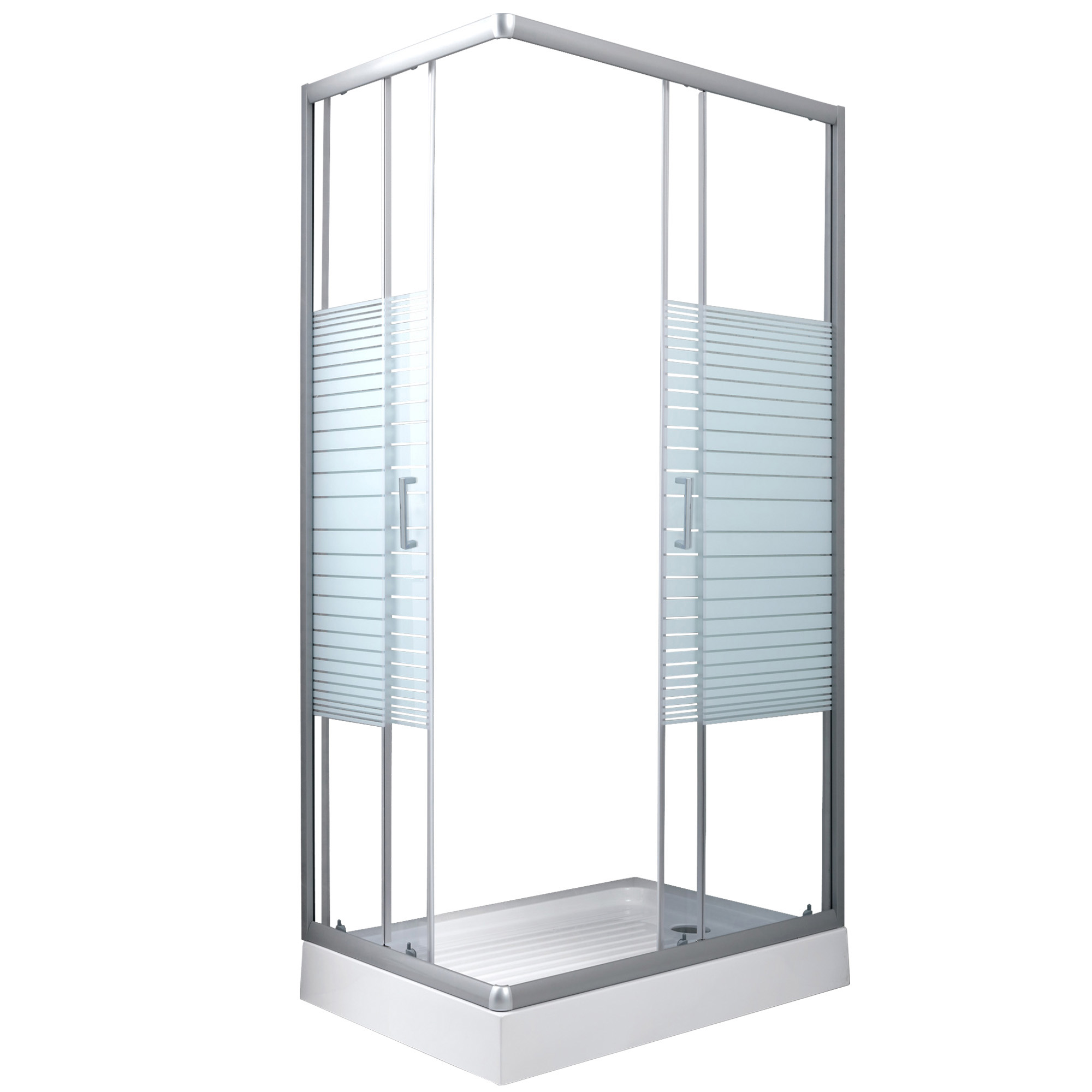 SHOWER RECTANGULAR STYLE BLANCO 120X80X198CM INCLUYE RECEPTACULO - 7
