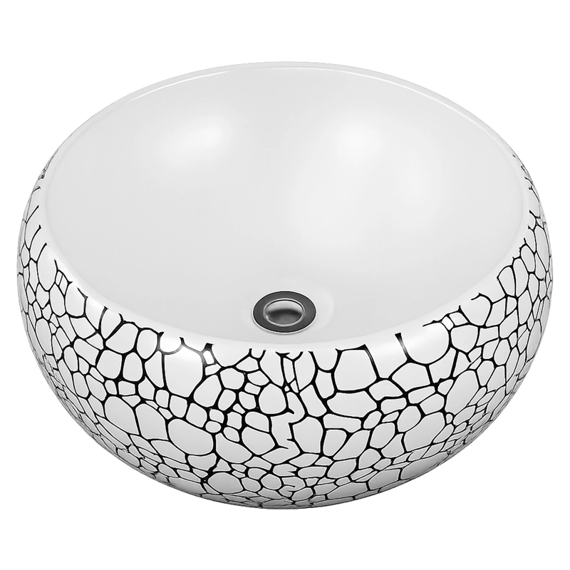 LAVAMANOS REDONDO SOBREPONER JOYTEK 822 GUIJARROS 40X16 CM - 1
