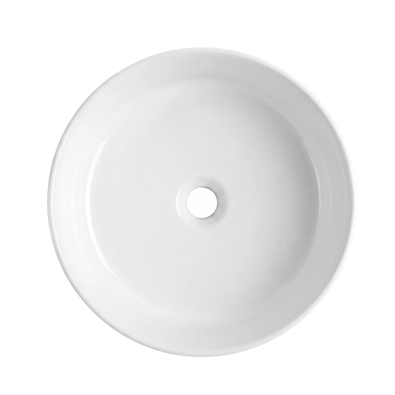 LAVAMANOS REDONDO SOBREPONER  LOZA 042ABH BRUSHED ART 36X12 CM - 6
