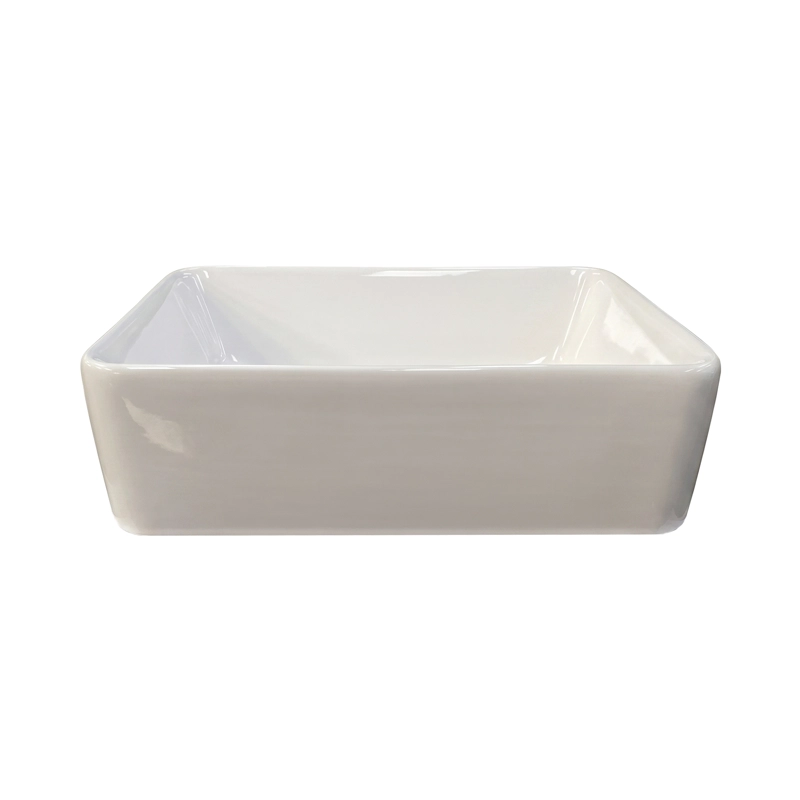 LAVAMANOS RECTANGULAR SOBREPONER JOYTEK LOZA 103B BLANCO 48X38X13,5 CM - 7
