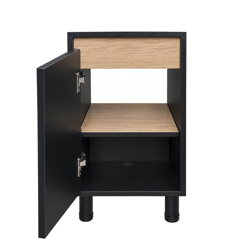 MUEBLE DE BAÑO ALTAIR NOGAL CLARO CON LAVAMANOS SOBREPONER 40X46X72 CM - 8