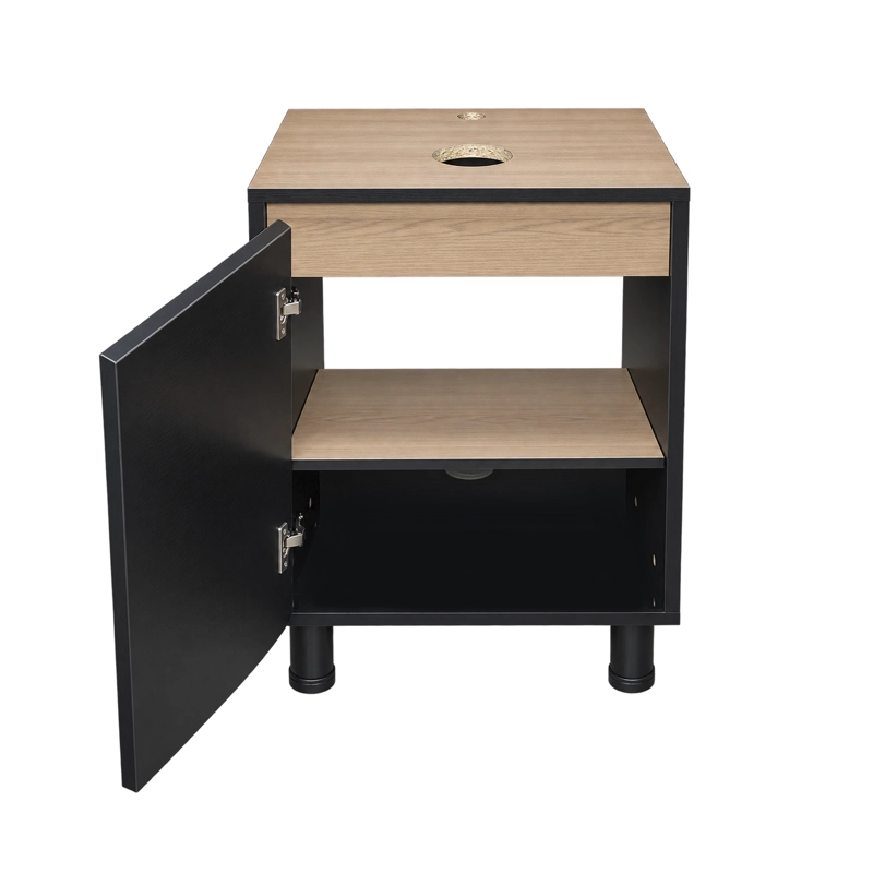 MUEBLE DE BAÑO ALTAIR NOGAL CLARO CON LAVAMANOS SOBREPONER 50X46X72 CM - 2