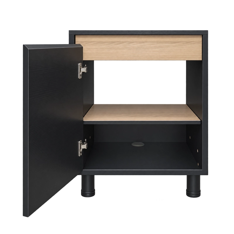 MUEBLE DE BAÑO ALTAIR NOGAL CLARO CON LAVAMANOS SOBREPONER 50X46X72 CM - 7