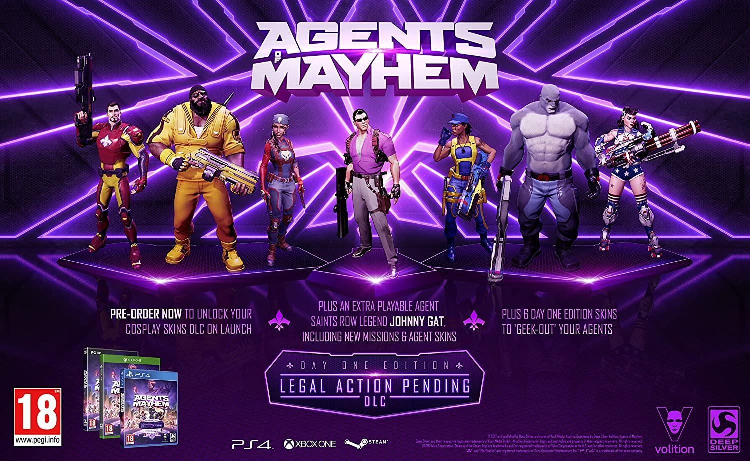 JUEGO PS4 AGENTS OF MAYHEM FÍSICO - 4