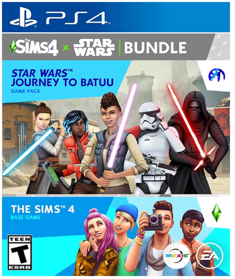 JUEGO PS4 SIMS 4 PLUS STAR WARS JOURNEY TO BATUU BUNDLE FISICO - 1