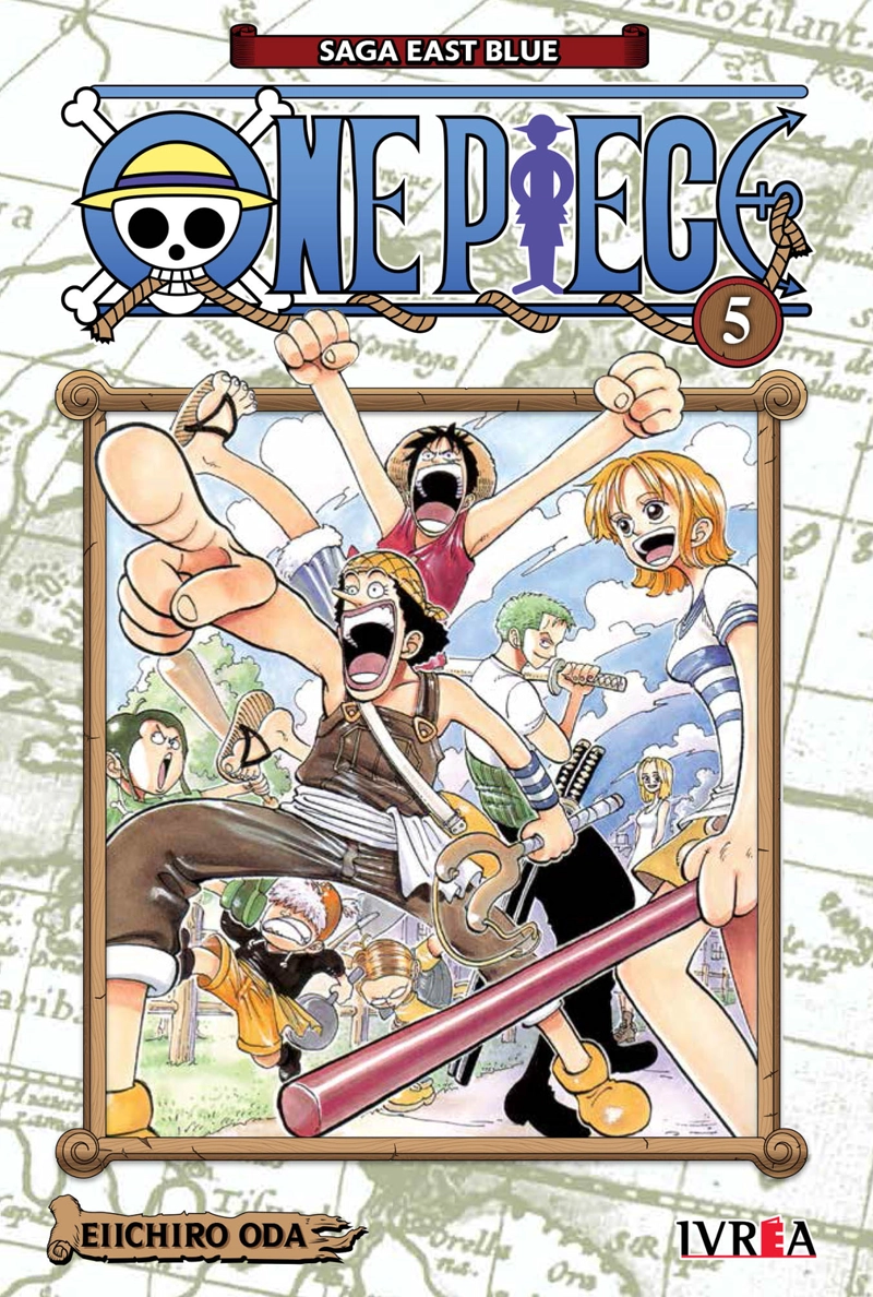 MANGA ONE PIECE 05 EIICHIRO ODA - IVREA ARGENTINA - 1