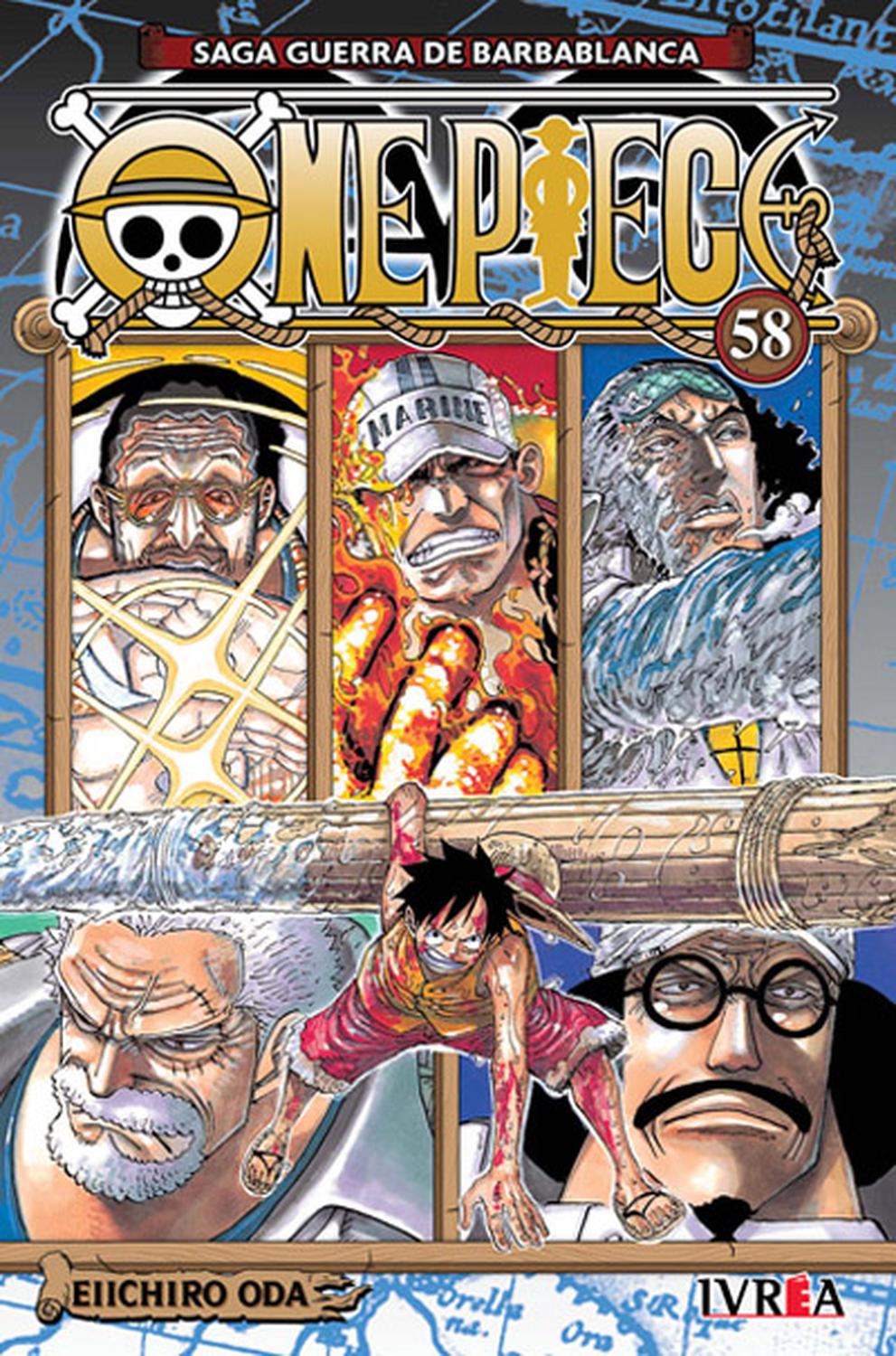 MANGA ONE PIECE 58 EIICHIRO ODA - IVREA ARGENTINA