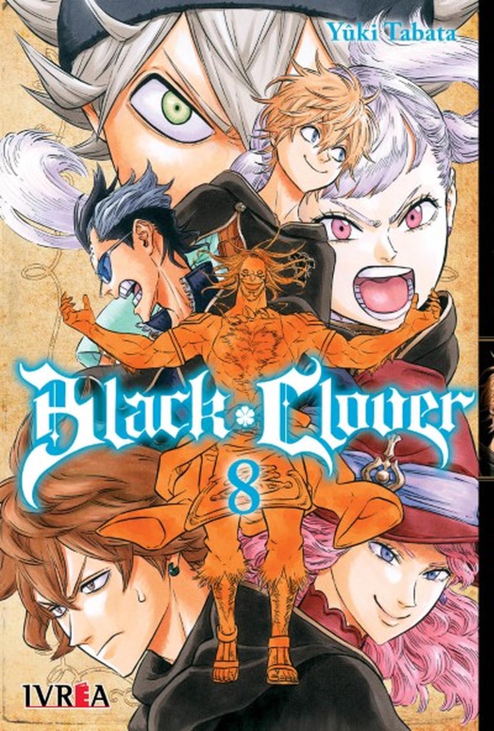 MANGA BLACK CLOVER 08 YUKI TABATA - IVREA ARGENTINA - 1