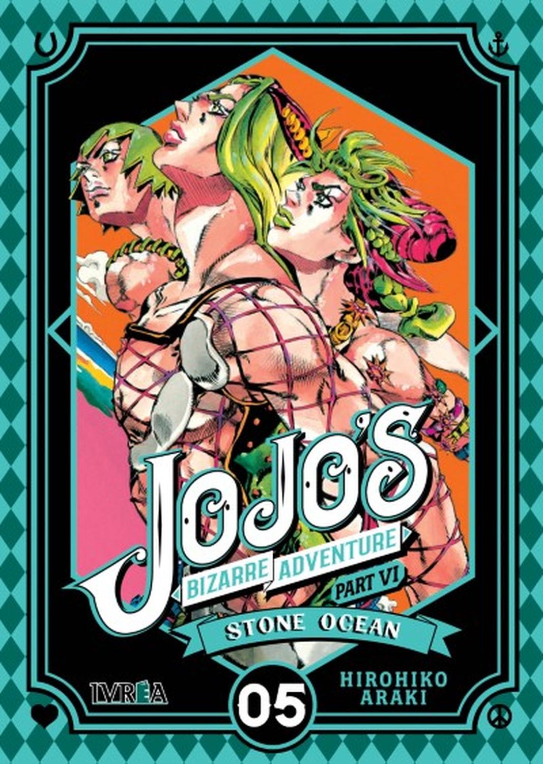 MANGA JOJO'S BIZARRE ADVENTURE PARTE 6: STONE OCEAN 05 HIROHIKO ARAKI - IVREA ARGENTINA - 1